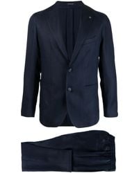 Tagliatore - Logo-Appliqué Single-Breasted Suit - Lyst