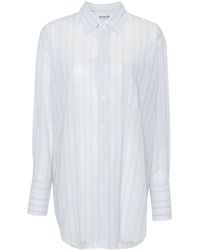 AURALEE - Hard Twist Finx Cotton Shirt - Lyst