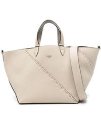 Fendi - Small Selleria Diagonal Tote Bag - Lyst