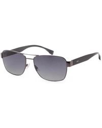BOSS - Double-Bridge Rectangle-Frame Sunglasses - Lyst