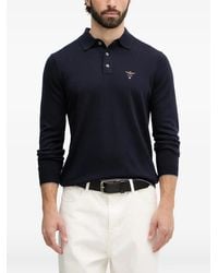 Aeronautica Militare - Logo-Embroidered Long-Sleeve Sweater - Lyst
