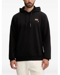 EA7 - Drawstring Graphic Hoodie - Lyst