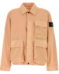 Stone Island - Shirt Collar Jacket - Lyst