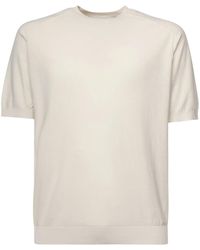 Eleventy - Fine-Knit T-Shirt - Lyst