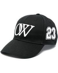 Off-White c/o Virgil Abloh - Baseballkappe mit Logo-Stickerei - Lyst