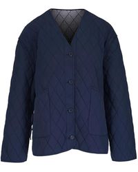 AG Jeans - Plumífero Sally con cuello en V - Lyst