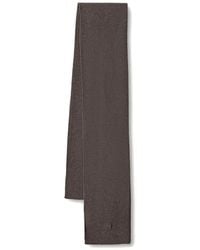 Knit Ribbed Purple Top Mos Mosh Mmtova Ribbed-Knit Logo-Plaque Scarf in Purple | Lyst
