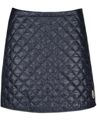 Moncler - Minijupe À Design Matelassé - Lyst