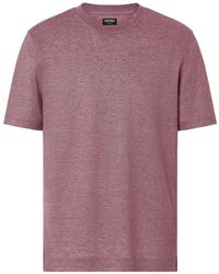 ZEGNA - Oasi Lino T-Shirt - Lyst