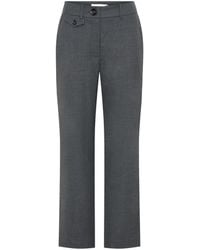 Anna Quan - Juliette Button-Detail Trousers - Lyst