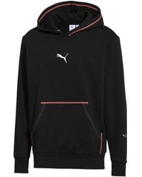 PUMA - Logo-Print Hoodie - Lyst