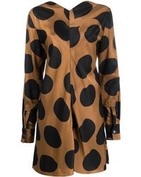 Marni Tunica con stampa - Marrone