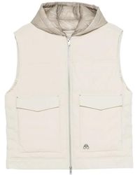 Moose Knuckles - Chaleco Con Aplique Del Logo - Lyst