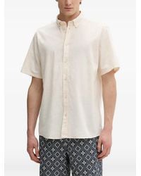 Les Deux - Konrad Short-Sleeved Button-Down Shirt - Lyst