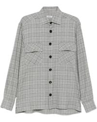 Kiton - Prince Of Wales Check Shirt - Lyst