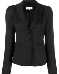 Patrizia Pepe - Single-Breasted Tailored Jacket With Bow Detail - Lyst