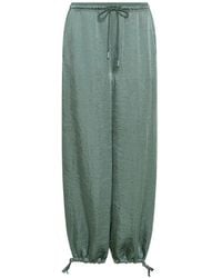 Marella - Crinkle Twill Drawstring Trousers - Lyst