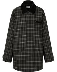 Studio Tomboy X - Jas Met Enkele Rij Knopen En Tartan Ruit - Lyst