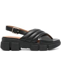Geox - Lisbona Leather Sandals - Lyst