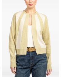Frenckenberger - Striped-Sun Cardigan - Lyst