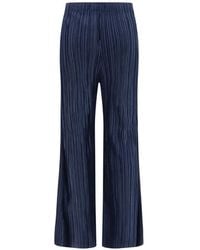 GONGDID DESIGN - Plissé-Effect Palazzo Pants - Lyst