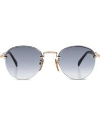 David Beckham - Round-Frame Sunglasses - Lyst