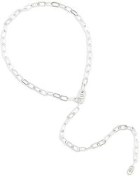 Liu Jo - Chain Embellished Necklace - Lyst