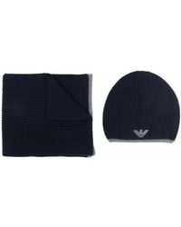 Emporio Armani - Set Aus Mütze Und Schal - Lyst