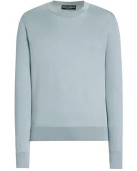 Dolce & Gabbana - Crew-Neck Long-Sleeve Top - Lyst