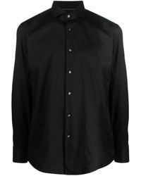 BOSS - Spread-collar Button -up Shirt - Lyst