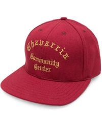 Willy Chavarria - Embroidered Flat-Peak Cap - Lyst