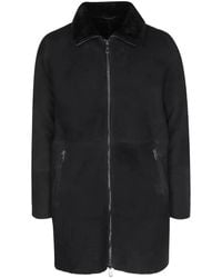 Giorgio Brato - Zip Shearling Coat - Lyst