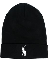 Polo Ralph Lauren - Polo Pony Knit Beanie Hat - Lyst