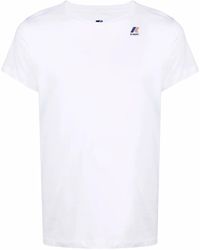 K-Way - Logo Crew-Neck T-Shirt - Lyst