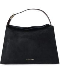 Orciani - Midi Trinity Peach Oro Suede Tote Bag - Lyst