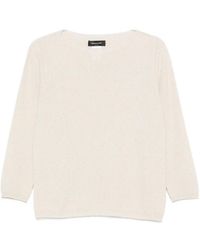 Fabiana Filippi - Fine-Knit Three-Quarter-Sleeve Sweater - Lyst