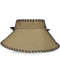 CA4LA - Bow-Detail Whipstitch-Trim Sun Visor - Lyst