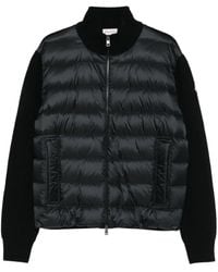 Moncler - Gewatteerd Vest Met Lange Mouwen - Lyst