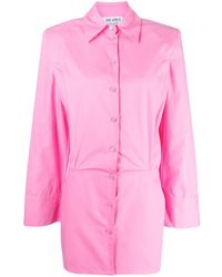 The Attico - Margot Cotton Short Dress - Lyst