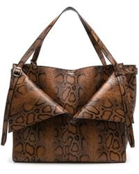 Coperni - Snakeskin-Print Belt Cabas Tote Bag - Lyst