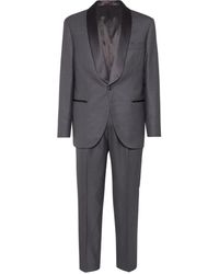 Brunello Cucinelli - Single-Breasted Wool Suit - Lyst