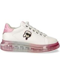 Karl Lagerfeld - Sneakers Con Applicazione Logo - Lyst