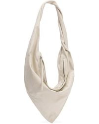 Lemaire - Sac Porté Épaule En Cuir À Bride Torsadée Scarf - Lyst