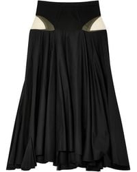 Duran Lantink - Cutout-Detail Midi Skirt - Lyst