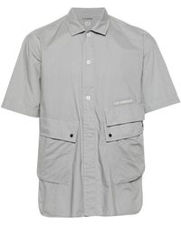 C.P. Company - Multi-pocket Cotton Shirt - Lyst