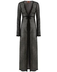 Missoni - Robe Courte À Taille Ceinturée - Lyst