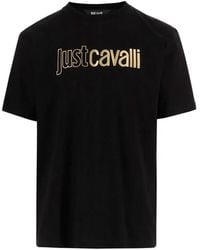 Just Cavalli - T-Shirt With Logo - Lyst