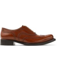 Versace - Maverick Leather Derby Shoes - Lyst