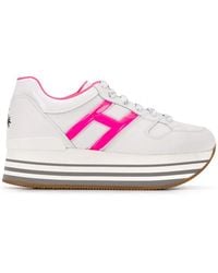 Hogan - Platform Sole Sneakers - Lyst