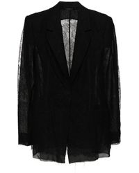 Givenchy - Single-breasted Lace Blazer - Lyst